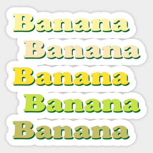 BANANA BANANA Sticker